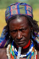 Tsemay woman, Rift Valley, southern Ethiopia, Africa
