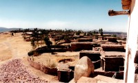 The ruins of the palace of the Queen of Sheba - maybe, Aksum, Ethiopia, Africa