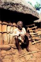 Village Elder, Konso village of Gamorle, Southern Ethiopia, Africa