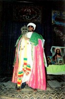 Lalibela Cross (gold), Biete Medhane Alem, Lalibela, Ethiopia, Africa