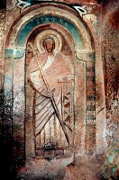 Relief of St. Peter, Biete Golgotha Mikael, Lalibela, Ethiopia, Africa