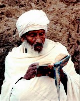 Monk, Biete Medhane Alem, Lalibela, Ethiopia, Africa
