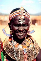Samburu woman, Northern Kenya, Africa