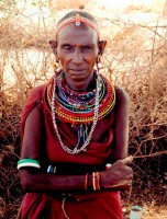Samburu grandmother, Northern Kenya, Africa
