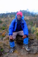 Charles, our calm, efficient Tanzanian guide, Kilimanjaro National Park, Tanzania, Africa
