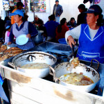 Fried talapia anyone? Otavalo market, Otavalo, Ecuador