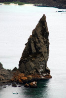 Volcanic spire, Bartolome Island, Galapagos Islands, Ecuador