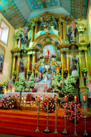 Interior, Santuario Mariano, Cuenca, Ecuador