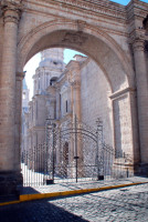 Arequipa cathedral, Plaza de Armas, Peru