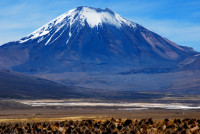Parinacota on summit day, Sajama National Park, Bolivia