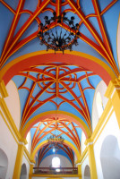 Ceiling detail, basilica of Our Lady of Copacabana, Bolivia