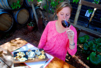 Cheese and wine, Bodega Di Tommaso, Maipu, Argentina
