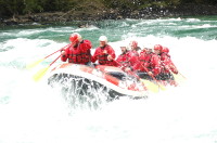 white water rafting on the Rio Manso, Argentina