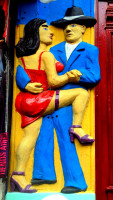 Tango wood carving, Buenos Aires, Argentina