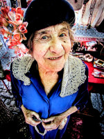 The Old Woman of San Telmo market, Buenos Aires, Argentina