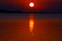 Sunset, Esteros del Iberá wetlands, Colonia Carlos Pelligrini, Argentina