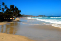 Playa El Agua, New Year's Eve, Margarita Island, Venezuela
