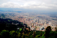 Bogota skyline from Cerro Montserrate, Colombia