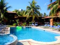 Paradise is the Costa Linda Beach Hotel, Playa El Agua, Margarita Island, Venezuela