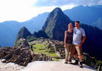 Rod and Christi at Machu Picchu, Peru, South America