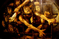 Too much fun at the Spanish Inquisition, Cartagena, Colombia