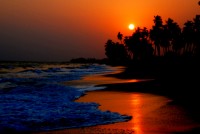 Sunset, Brenu Beach, Ghana, West Africa