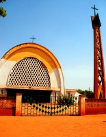 Catholic Cathedral, Bobo-Dioulasso, Burkina Faso, Africa