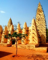 Grand Mosque, Old Quarter, Bobo-Dioulasso, Burkina Faso, Africa