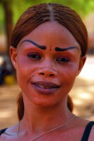 Local Bobo girl, Old Quarter, Bobo Dioulasso, Burkina Faso, Africa