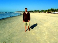 The beach at Fajara, The Gambia, Africa