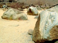 Open-air museum, Aicha monolith, Mauritania, Africa
