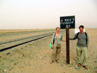 Waiting for the Iron Ore train, Choum, Mauritania, Africa