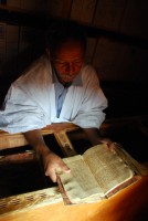 Library with ancient Islamic manuscripts, Chinguetti, Mauritania, Africa