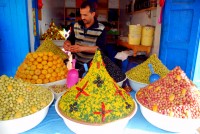 Olives for sale, Essaouira medina, Morocco, Africa