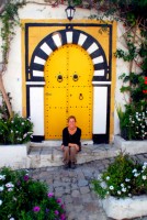 Not every door in Sidi Bou Said is painted blue! Tunisia, Africa