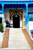 Cafe des Nattes, Sidi Bou Said, Tunisia, Africa
