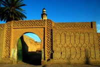 Entrance gate to the Old City, Tozeur, Tunisia, Africa