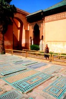Saadian tombs, Marrakech, Morocco, Africa