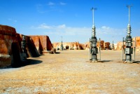 Star Wars country (Mos Espa set), near Ong Jmel, Tunisia, Africa