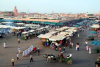 Djemaa el-Fna, Marrakesh, Morocco, Africa