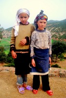 Berber children, Draa valley, Morocco, Africa