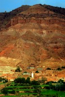 Berber village, High Atlas Mountains, Morocco, Africa