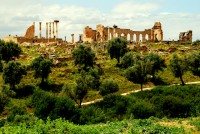 The Roman ruins of Volubilis, Morocco, Africa