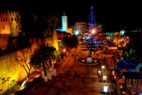 Plaza Uta el-Hammam, Chefchaouen, Morocco, Africa