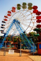 Ferris Wheel at al-Mogran Family Park (closed), Khartoum, Sudan, Africa