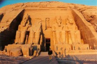 The Great Temple of Abu Simbel at dawn, Egypt, Africa