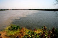 al-Mogran (The Confluence of the White Nile [left] and Blue Nile [right]), Khartoum, Sudan, Africa