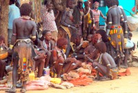 Turmi market, Lower Omo Valley, Ethiopia, Africa