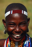 Arbore girl, Rift valley, southern Ethiopia, Africa
