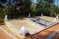 Mass grave, Kigali Memorial Centre, Kigali, Rwanda, Africa